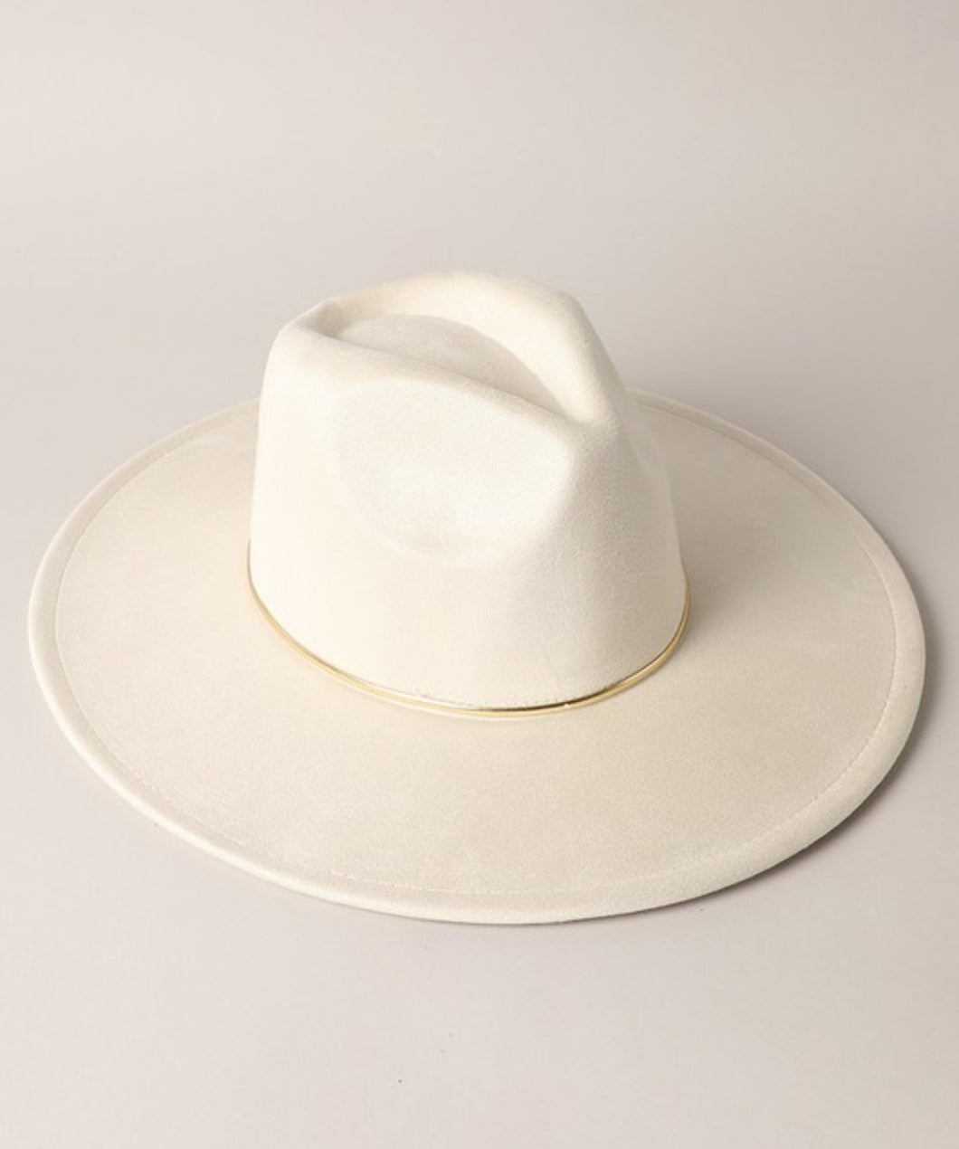 Suede Fedora Hat