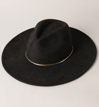 Load image into Gallery viewer, Suede Fedora Hat
